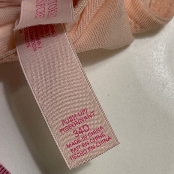 NWOT - Victoria’s Secret Pink Push Up Bra Size 34D - Picture 9 of 11